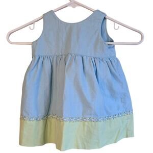 Hartstrings baby linen blend dress size 12 months